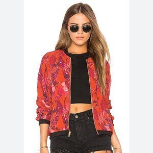 BEACH RIOT Babe Bomber in Red